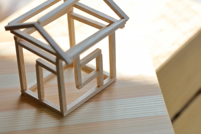 木造軸組住宅の模型